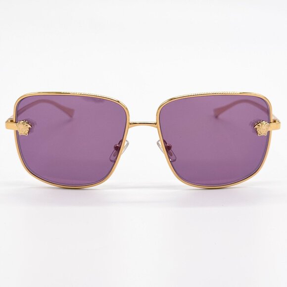 NEW VE2282 1002/AK VERSACE GOLD PINK SUNGLASSES VE2282 1002AK - Picture 3 of 10